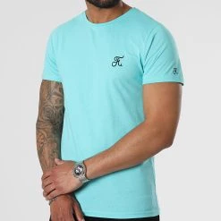 Tee Shirt Premium Print Back 923 Bleu Pastel de Final Club - Confort et Style -Final Club Soldes final club 311419 FINAL 923 20220506T140342 03