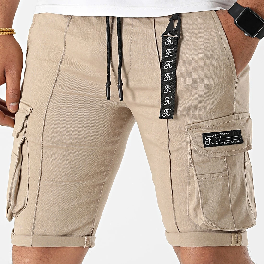 Final Club Nouveau Short Cargo Jogger 915 Beige - Bermudas/Shorts Chinos Confortables et Tendances 5 Final Club Nouveau Short Cargo Jogger 915 Beige - Bermudas/Shorts Chinos Confortables et Tendances – Image 3