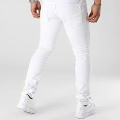 Jean Slim Fit Avec Destroy 955 Denim Blanc de Final Club - Coupon Inclus 👏 -Final Club Soldes final club 312964 FINAL 955 20220513T145420 05