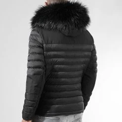 Doudoune Night Shark Avec Fourrure Noire 0012 Noir - Final Club -Final Club Soldes final club 314399 FINAL 1150510 0012 20221005T104632 04
