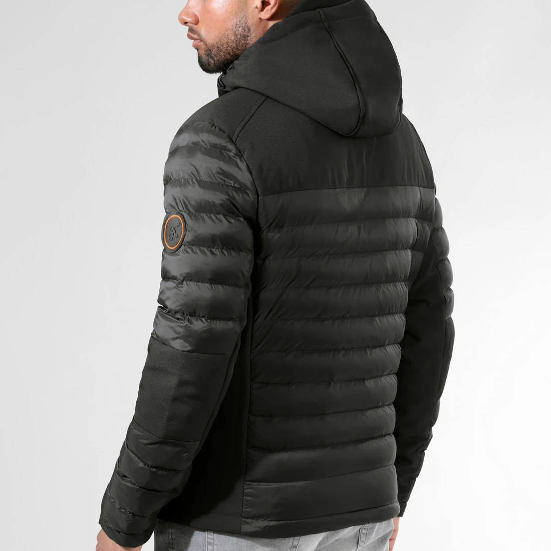 Doudoune Night Shark Noir Orange 0013 - Final Club - Blousons & Vestes 6 Doudoune Night Shark Noir Orange 0013 - Final Club - Blousons & Vestes – Image 4