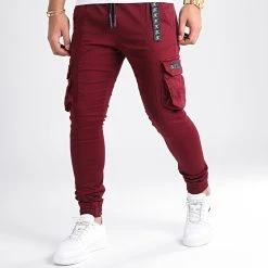 Promo ✔️ Pantalon Cargo 996 Bordeaux de Final Club ✨ | Confort & Style