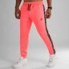 Pantalon Jogging A Bandes et Broderie 1000 Rose Fluo - Final Club -Final Club Soldes final club 317671 FINAL 1000 20220721T153011 03