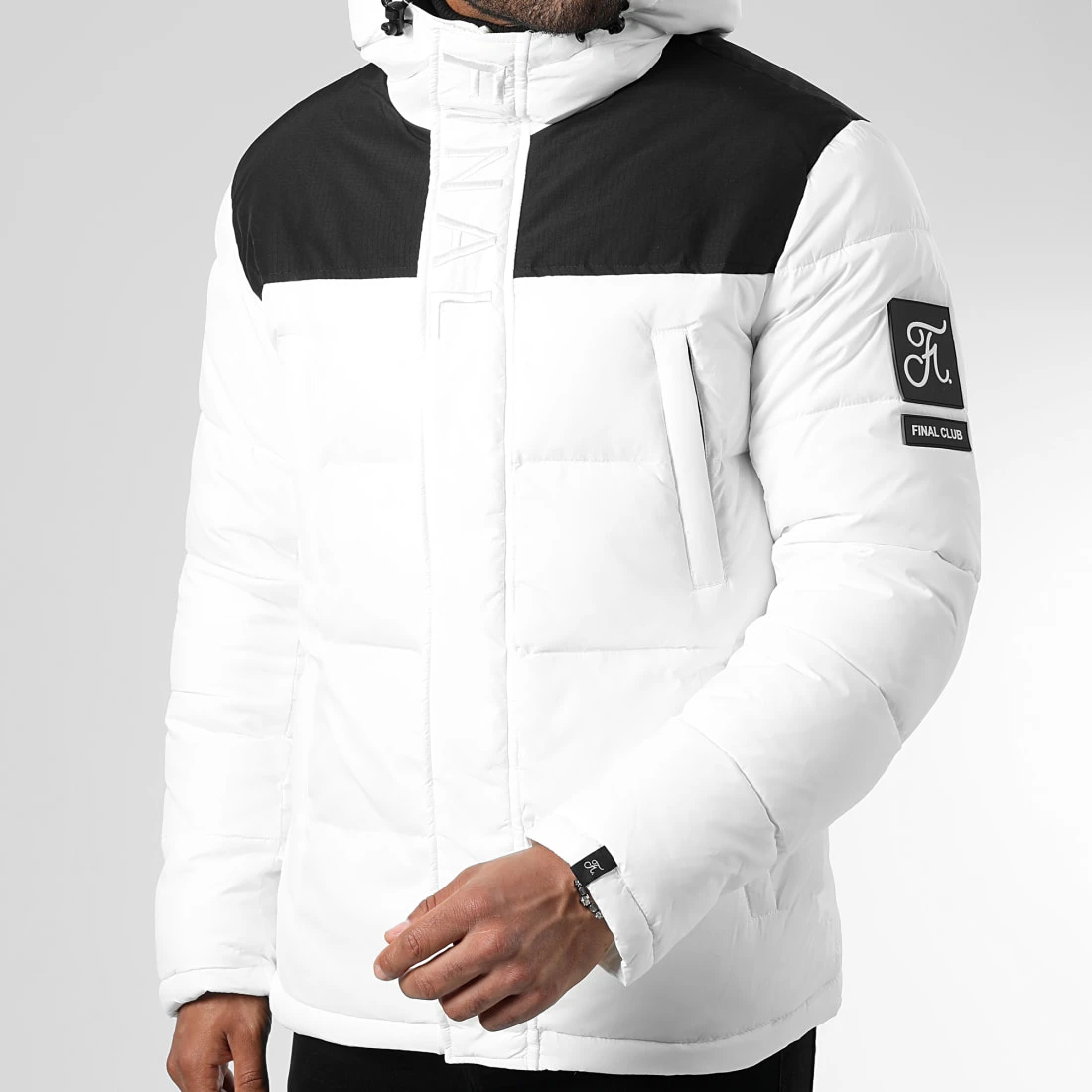 Nouveau Doudoune Capuche Dark Interstellar 0016 Blanc - Final Club | Veste Chaude et Stylée 3 Nouveau Doudoune Capuche Dark Interstellar 0016 Blanc - Final Club | Veste Chaude et Stylée