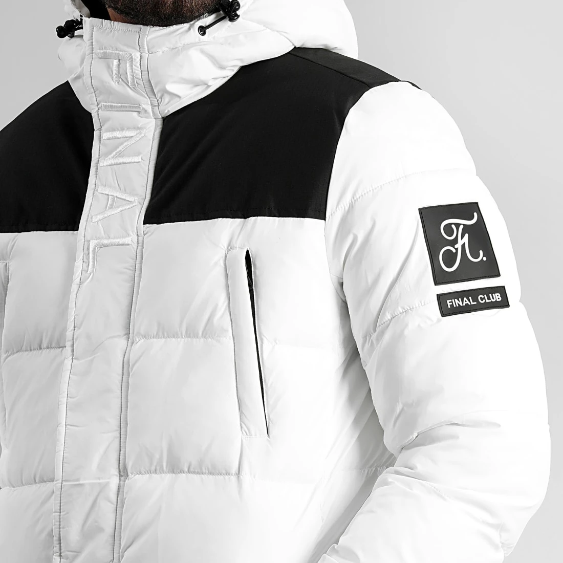 Doudoune Longue Capuche Dark Interstellar 0018 Blanc - Final Club | Blousons & Vestes 4 Doudoune Longue Capuche Dark Interstellar 0018 Blanc - Final Club | Blousons & Vestes – Image 2