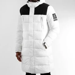 Doudoune Longue Capuche Dark Interstellar 0018 Blanc - Final Club | Blousons & Vestes