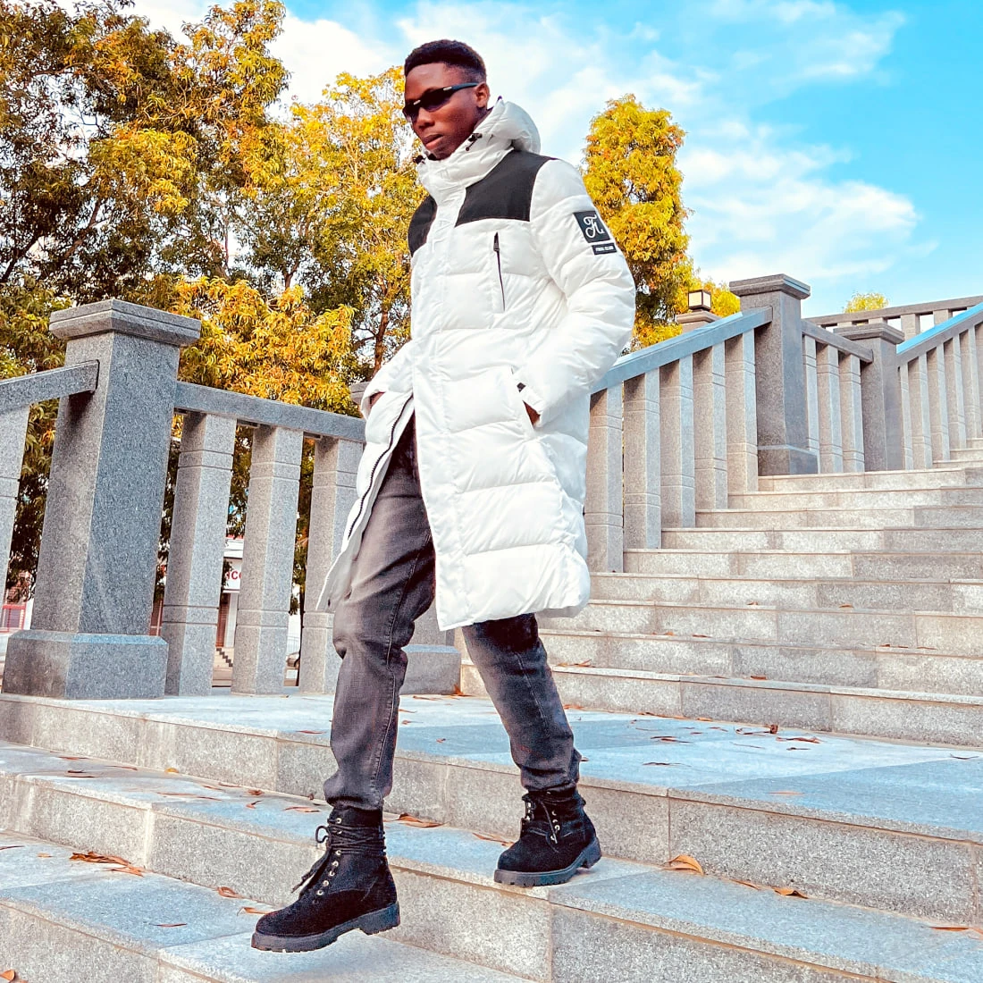 Doudoune Longue Capuche Dark Interstellar 0018 Blanc - Final Club | Blousons & Vestes 7 Doudoune Longue Capuche Dark Interstellar 0018 Blanc - Final Club | Blousons & Vestes – Image 5