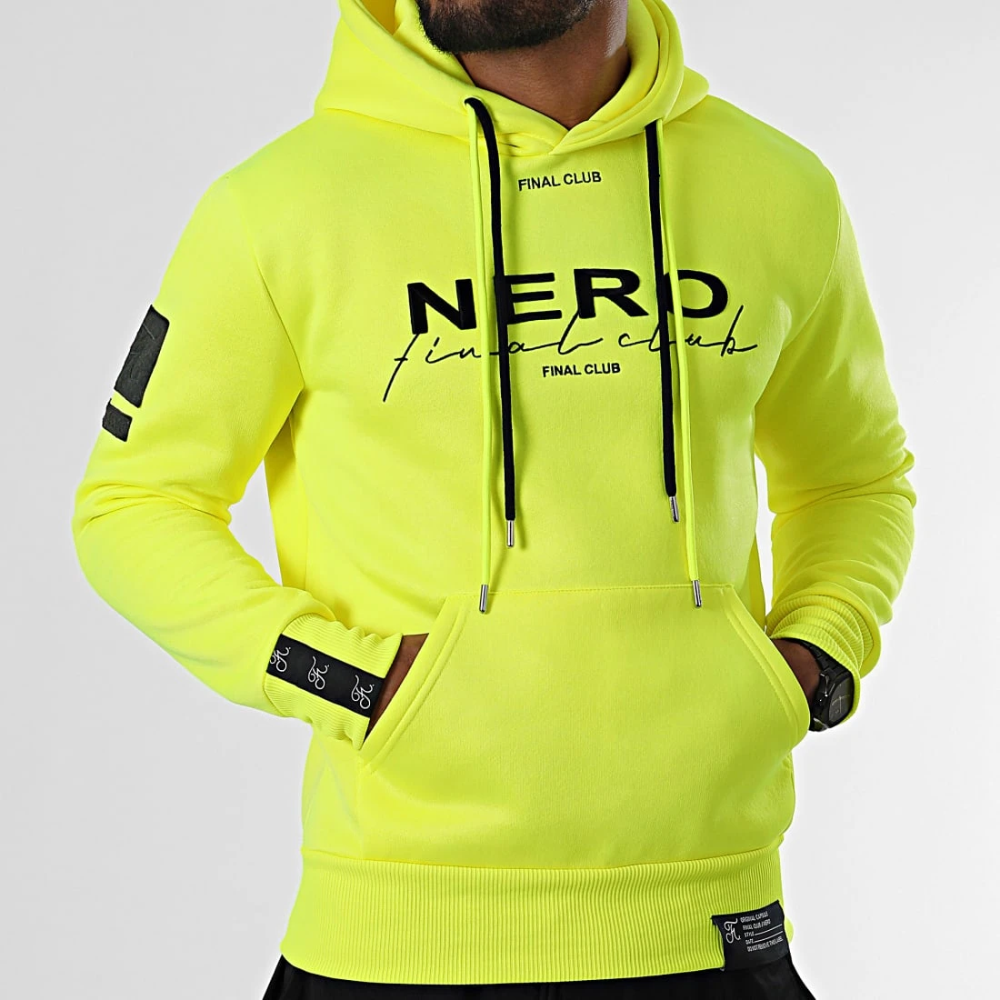 Sortie 🥰 Sweat Capuche NERO 1st Drop Limited Fast Yellow - NERO x Final Club 👏 4 Sortie 🥰 Sweat Capuche NERO 1st Drop Limited Fast Yellow - NERO x Final Club 👏 – Image 2