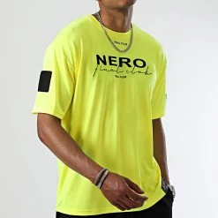 Tee Shirt Oversize Large NERO 1st Drop Limited Fast Yellow - NERO x Final Club -Final Club Soldes final club 321386 FINAL 989 20220622T090846 03