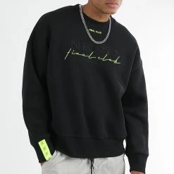 Sweat Crewneck Large NERO 1st Drop Limited Carbon Black - NERO x Final Club -Final Club Soldes final club 321388 FINAL 992 20220623T113956 03