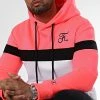 Sweat Capuche Tricolore Avec Broderie 1026 Blanc Rose Fluo - Final Club 2 Sweat Capuche Tricolore Avec Broderie 1026 Blanc Rose Fluo - Final Club -Final Club Soldes final club 325427 FINAL 1026 20220920T154632 03
