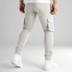 Top 10 Pantalon Cargo 994 Gris Clair - Final Club | Confort et Style -Final Club Soldes final club 330981 FINAL 994 20221014T143103 05