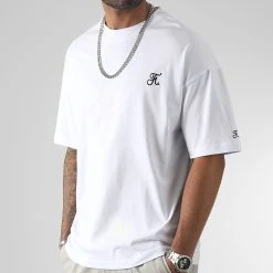 Lot de 2 Tee Shirts Oversize Large Avec Broderie 1063 Noir Et Blanc - Final Club | Meilleure Vente -Final Club Soldes final club 333915 FINAL 1063 20221104T152925 04